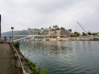 View of the city of Namur in Belgium