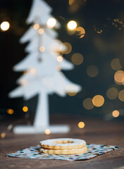 Weihnachtsplätzchen stimmungsvoll 