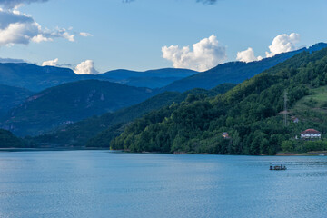 lake in the mountains