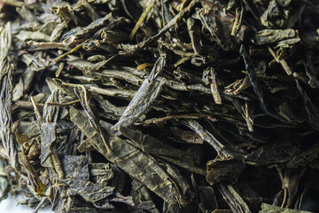 dried tea leaves, Sencha