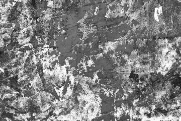Texture of a concrete wall with cracks and scratches which can be used as a background