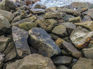 stones on the beach