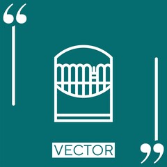 markers vector icon Linear icon. Editable stroke line