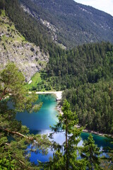 Fototapeta na wymiar lake in the Alps Germany