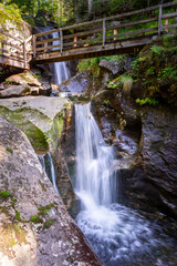 Hochfall Wasserfall im bayerischen Wald Deutschland