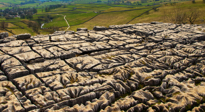 Malham Cove in North Yorkshire