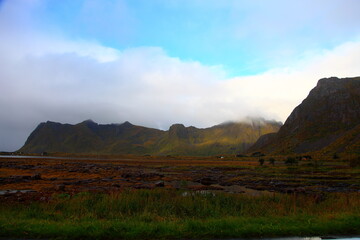 autumn in the Lofoten Islands norway