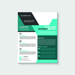 Creative corporate business or company flyer templates for 2021