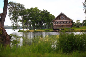 wooden churches in the open air reserve kizhi russia