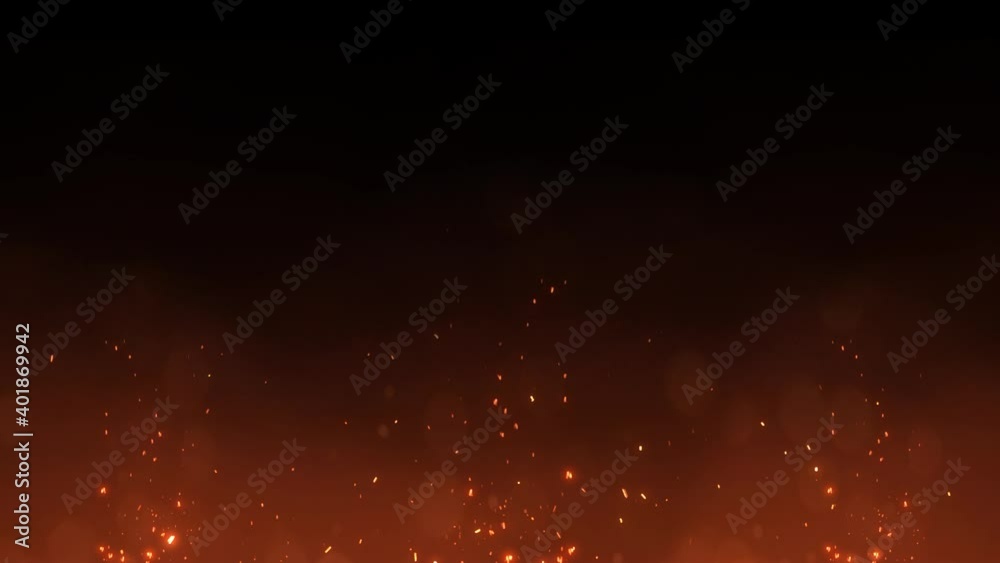 Canvas Prints embers rising into the night 4k loop features embers or sparks rising from the bottom of the screen 