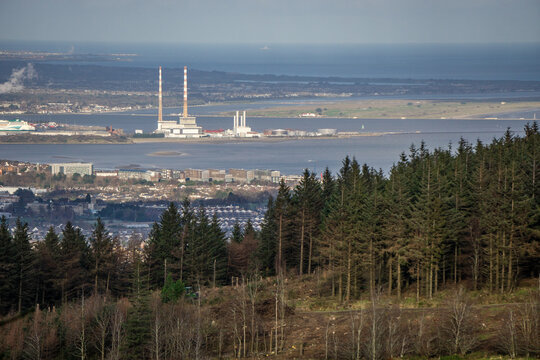 View Of Dublin Skyline From Dublin Mountains