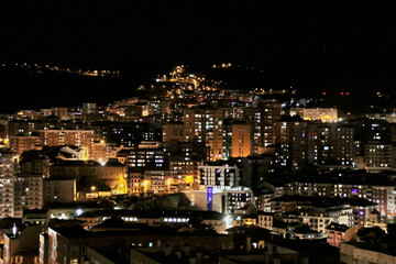 Fototapeta na wymiar Night view of Bilbao
