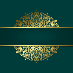 Luxury ornamental mandala background with arabic islamic east pattern style premium vector