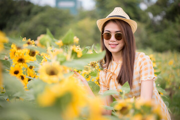 Portrait beautiful asian woman