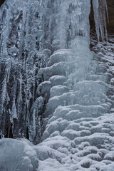 Obraz na płótnie Canvas 氷瀑，氷，冬