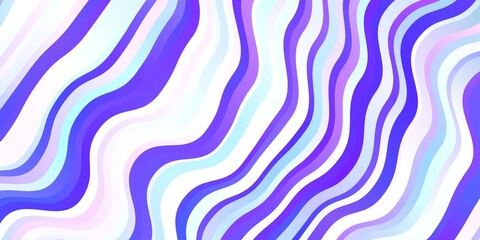 Light Pink, Blue vector texture with wry lines.