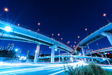 辰巳ジャンクションの夜景