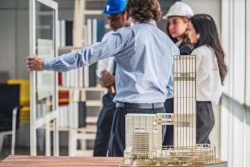 commercial tower architecture design model