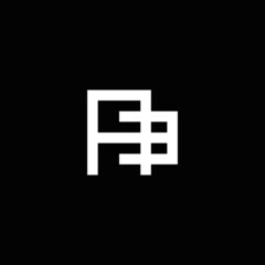 Obraz premium A B Letter Logo Design. Initial Logo Design. Creative logotype vektor