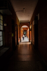 corridor at night