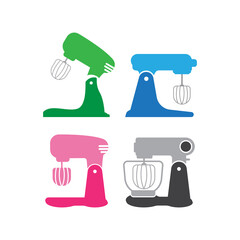 Mixer icon design template vector isolated illustration