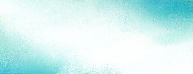 Blue corner design on white background, soft gradient colors and abstract cloudy texture