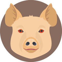 Pig Flat Icon