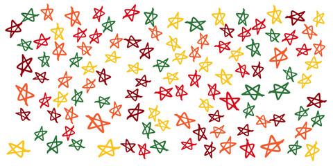 Tropical flowers border seamless pattern in sketch style on white background - hand drawn exotic blooms of monstera, protea, magnolia and plumeria with colorful line contour. Vector illustration