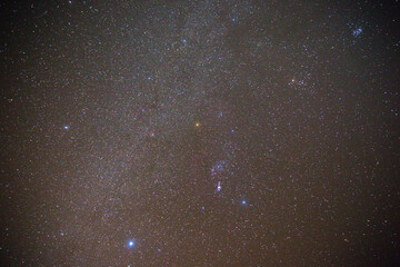 Night starry sky, Milky Way, Oahu, Hawaii