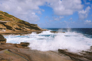 Lanai lookout, East Honolulu coast, Oahu, Hawaii