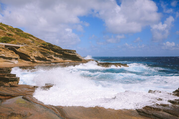 Lanai lookout, East Honolulu coast, Oahu, Hawaii