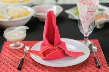 Close up of centerpiece at wedding reception