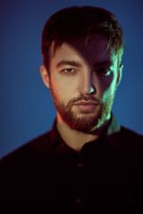 between light and shadow