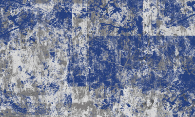 Blue and gray grunge texture background. Abstract grunge texture on distress wall in the dark. Dirty grunge texture background with space. Smudges on the wall.
