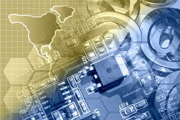 Device, mail signs and map