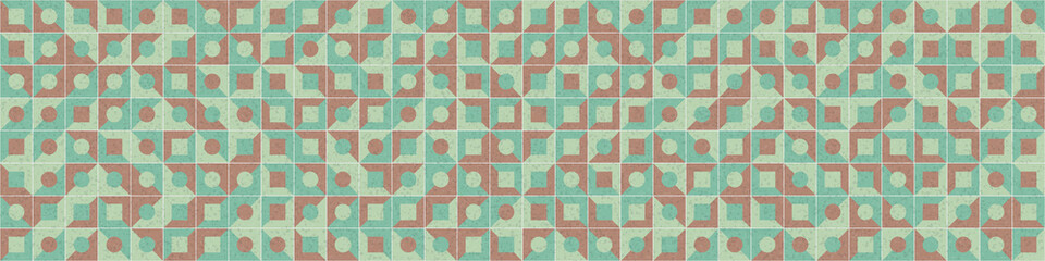 Fototapeta premium Abstract Geometric Pattern generative computational art illustration