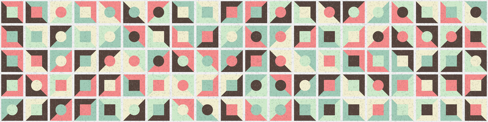 Abstract Geometric Pattern generative computational art illustration