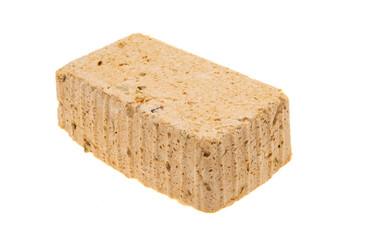 halva with pistachios isolated