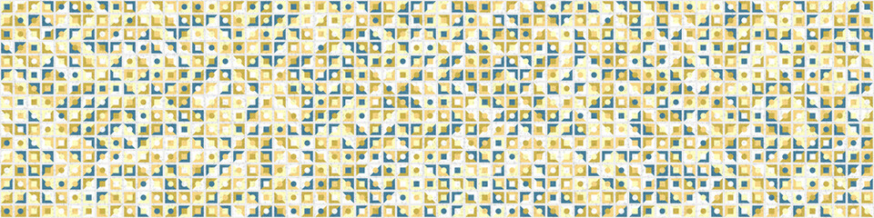 Abstract Geometric Pattern generative computational art illustration