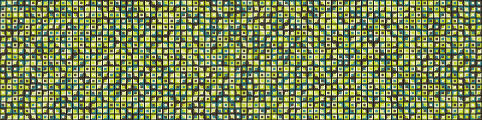 Abstract Geometric Pattern generative computational art illustration