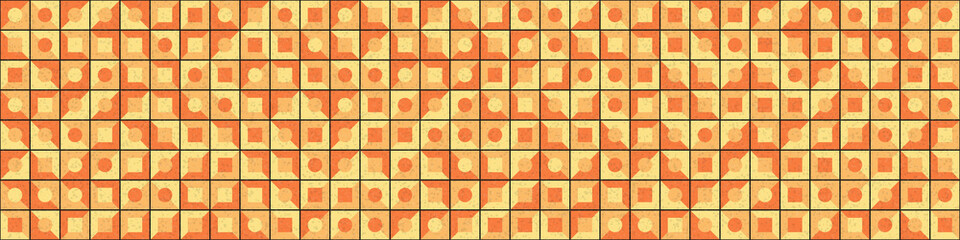 Abstract Geometric Pattern generative computational art illustration