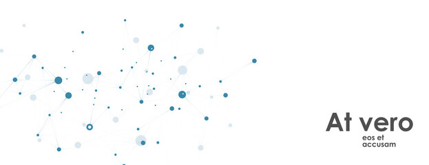 Connect science pattern design. Science technology concept. Space background