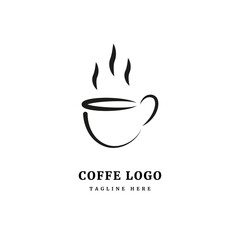 Coffe cup logo. For company and business