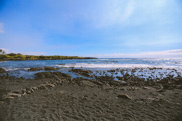 Punaluu Beach, Big island, Hawaii
