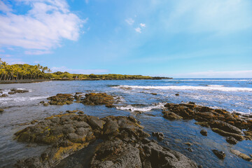 Punaluu Beach, Big island, Hawaii