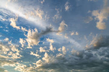Sunset and clouds