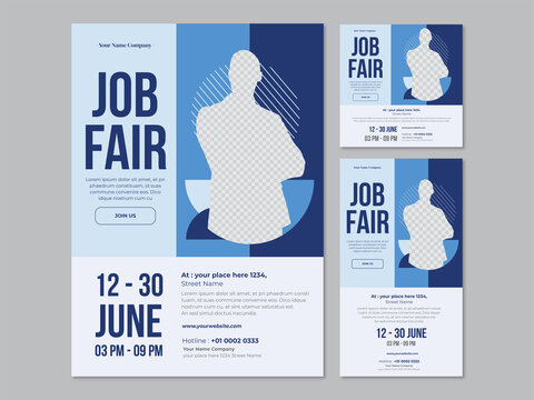 Job Fair Flyer template