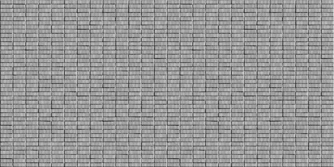 Stack Bond Grey Brick Wall Seamless Pattern Background