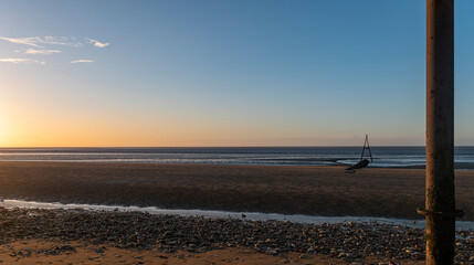 South Beach, Hunstanton at low tide.