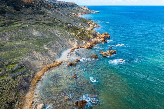 Aerial Views San Blas Gozo